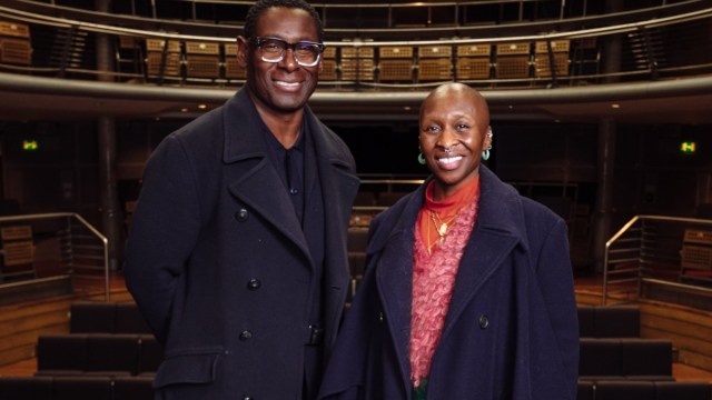 Article thumbnail: David Harewood, Cynthia Erivo ; Portrait ; Royal Academy of Dramatic Art ; London, UK ; 5 January 2024 ; Credit and copyright: Helen Murray www.helenmurrayphotos.com Image supplied by RADA Royal Academy of Dramatic Arts Thomas Brewer