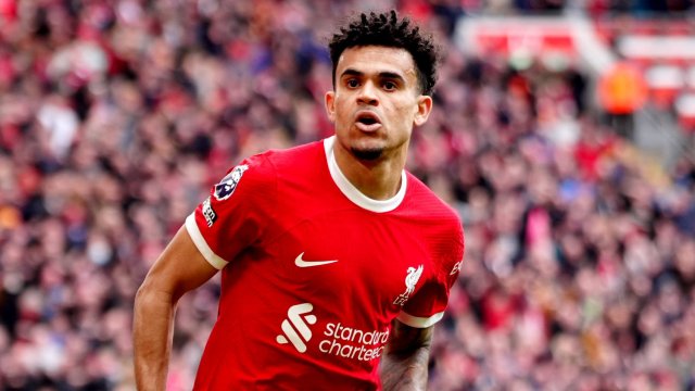 Article thumbnail: Liverpool's Luis Diaz celebrates scoring a goal which is later ruled out for offside following a VAR check during the Premier League match at Anfield, Liverpool. Picture date: Sunday March 31, 2024. PA Photo. See PA story SOCCER Liverpool. Photo credit should read: Peter Byrne/PA Wire. RESTRICTIONS: EDITORIAL USE ONLY No use with unauthorised audio, video, data, fixture lists, club/league logos or "live" services. Online in-match use limited to 120 images, no video emulation. No use in betting, games or single club/league/player publications.