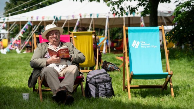 Article thumbnail: HAY-ON-WYE, WALES - MAY 25: General views of the Hay Festival 2024 on May 25, 2024 in Hay-on-Wye, Wales. (Photo by David Levenson/Getty Images)