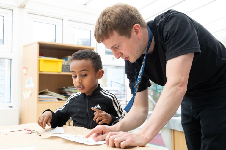 Reception teacher Marcus Gibson has aleady moved outside of London and says he won't be teaching in the capital again (Photo: Teri Pengilley for i)