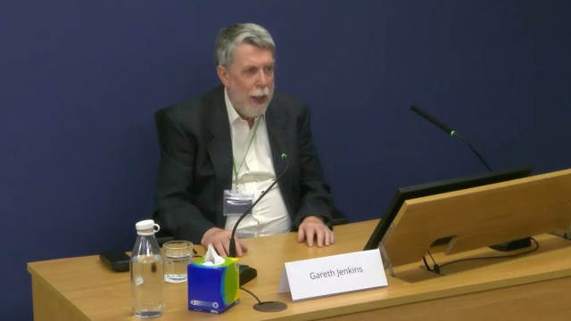 Article thumbnail: Screen grab taken from the Post Office Horizon IT Inquiry of Gareth Jenkins, former distinguished engineer at Fujitsu Services Ltd, giving evidence to the inquiry at Aldwych House, central London, as part of phases five and six of the probe, which is looking at governance, redress and how the Post Office and others responded to the scandal. Picture date: Tuesday June 25, 2024. PA Photo. See PA story INQUIRY Horizon. Photo credit should read: Post Office Horizon IT Inquiry/PA Wire NOTE TO EDITORS: This handout photo may only be used for editorial reporting purposes for the contemporaneous illustration of events, things or the people in the image or facts mentioned in the caption. Reuse of the picture may require further permission from the copyright holder.