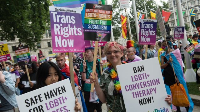 Article thumbnail: There is an overall feeling that Britain isn’t at the forefront of LGBT rights any more (Photo by Guy Smallman/Getty images)