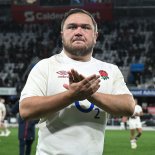 Article thumbnail: DUNEDIN, NEW ZEALAND - JULY 06: Jamie George of England applauds the fans following the International Test Match between New Zealand All Blacks and England at Forsyth Barr Stadium on July 06, 2024 in Dunedin, New Zealand. (Photo by Joe Allison - RFU/The RFU Collection via Getty Images)