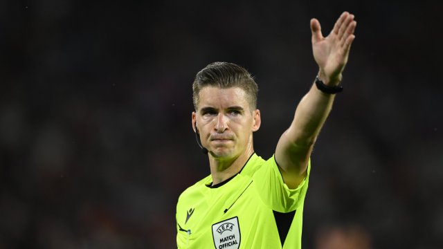 Article thumbnail: COLOGNE, GERMANY - JUNE 30: Referee Francois Letexier during the UEFA EURO 2024 round of 16 match between Spain and Georgia at Cologne Stadium on June 30, 2024 in Cologne, Germany. (Photo by Image Photo Agency/Getty Images)