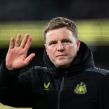 Article thumbnail: MELBOURNE, AUSTRALIA - MAY 24: Newcastle United Head Coach Eddie Howe waves to the fans during the Global Football Week exhibition match between A-League All Stars Men and Newcastle United FC at Marvel Stadium on May 24, 2024 in Melbourne, Australia. (Photo by Serena Taylor/Newcastle United via Getty Images)