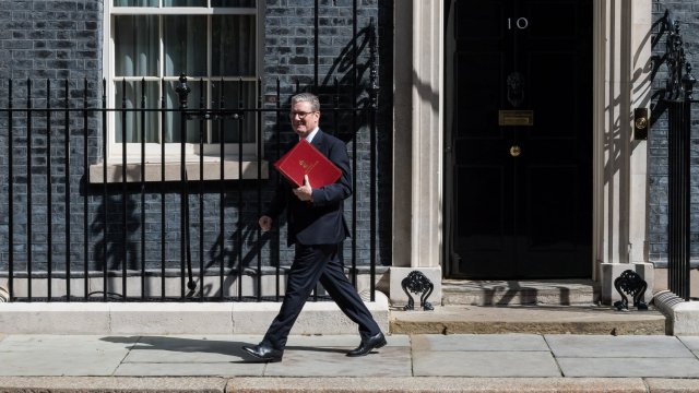 Article thumbnail: LONDON, UNITED KINGDOM - JULY 17, 2024: Prime Minister Keir Starmer leaves 10 Downing Street ahead of the State Opening of Parliament, which marks the formal start of the parliamentary calendar on July 17, 2024. King Charles III will travel from Buckingham Palace to the Houses of Parliament to deliver his second King's Speech as monarch, outlining around 35 new bills which the new Labour government plans to introduce in the coming parliamentary session. (Photo credit should read Wiktor Szymanowicz/Future Publishing via Getty Images)