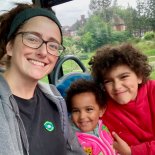 Article thumbnail: Thea Jaffe with her two-year-old daughter Jasmine and nine-year-old son Moses (Photo supplied)