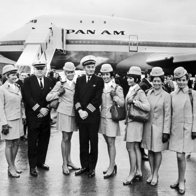 Article thumbnail: pan am air hostess cabin crew pan am comeback jumbo jet